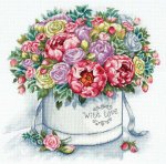 (image for) Golden Series - Peonies In A Hat Box